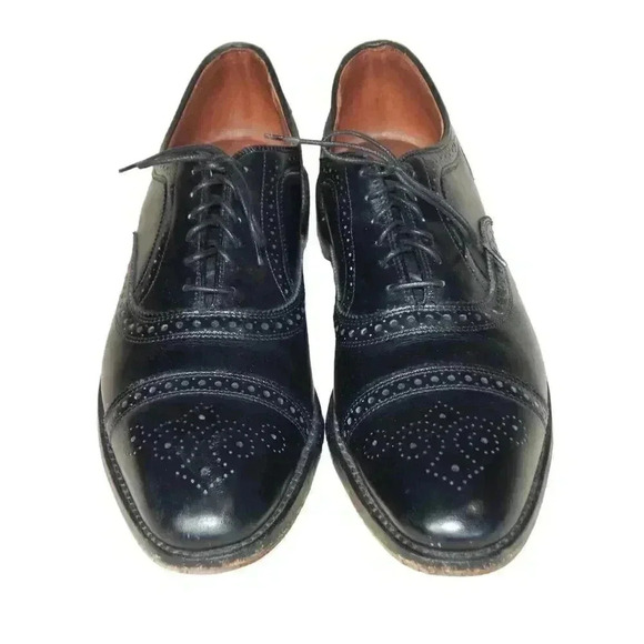 Allen Edmonds Strand Oxfords Black Size 13 Narrow 3A Cap Toe Dress Shoes main image 5